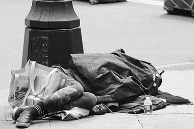 Homeless : Street Life : New York : Personal Photo Projects : Photos : Richard Moore : Photographer